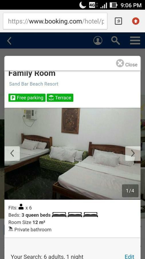 Sand Bar Beach Resort 나숙부 외부 사진
